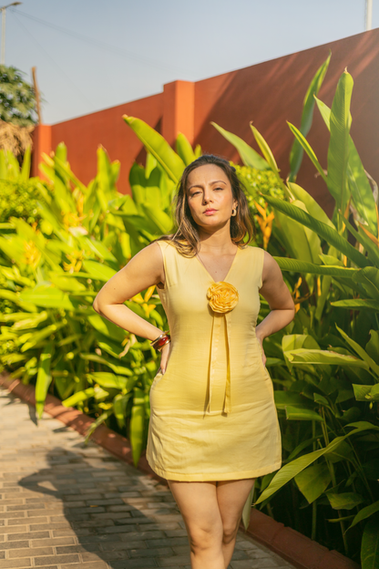 Lemon Sorbet Short Dress