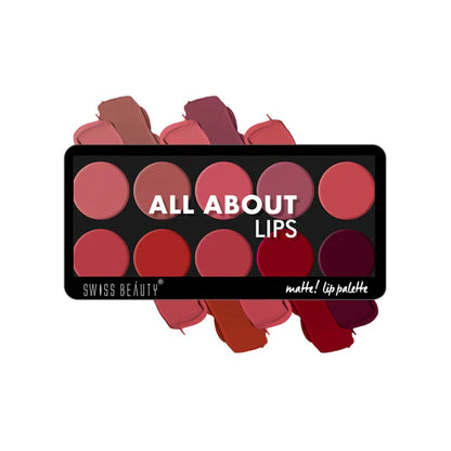 Swiss Beauty All About Lips Lip Palette - Multicolor