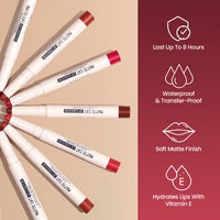 Swiss Beauty Matte Cat Lip Crayon - 08 Spiced Coral