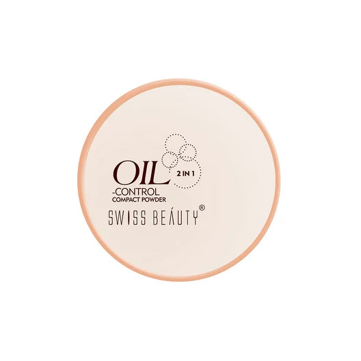 Swiss Beauty Control Lightweight Powder For Matte Flawless Finish Compact Light Medium
