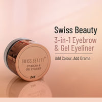 SWISS BEAUTY 2 in 1 EYEBROW & GEL EYELINER