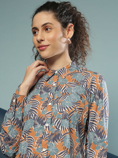 Women Floral Print Shirt