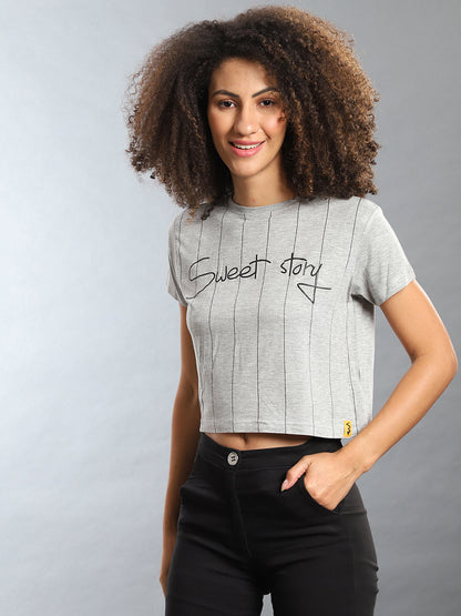 Sweet Story Pinstriped Top