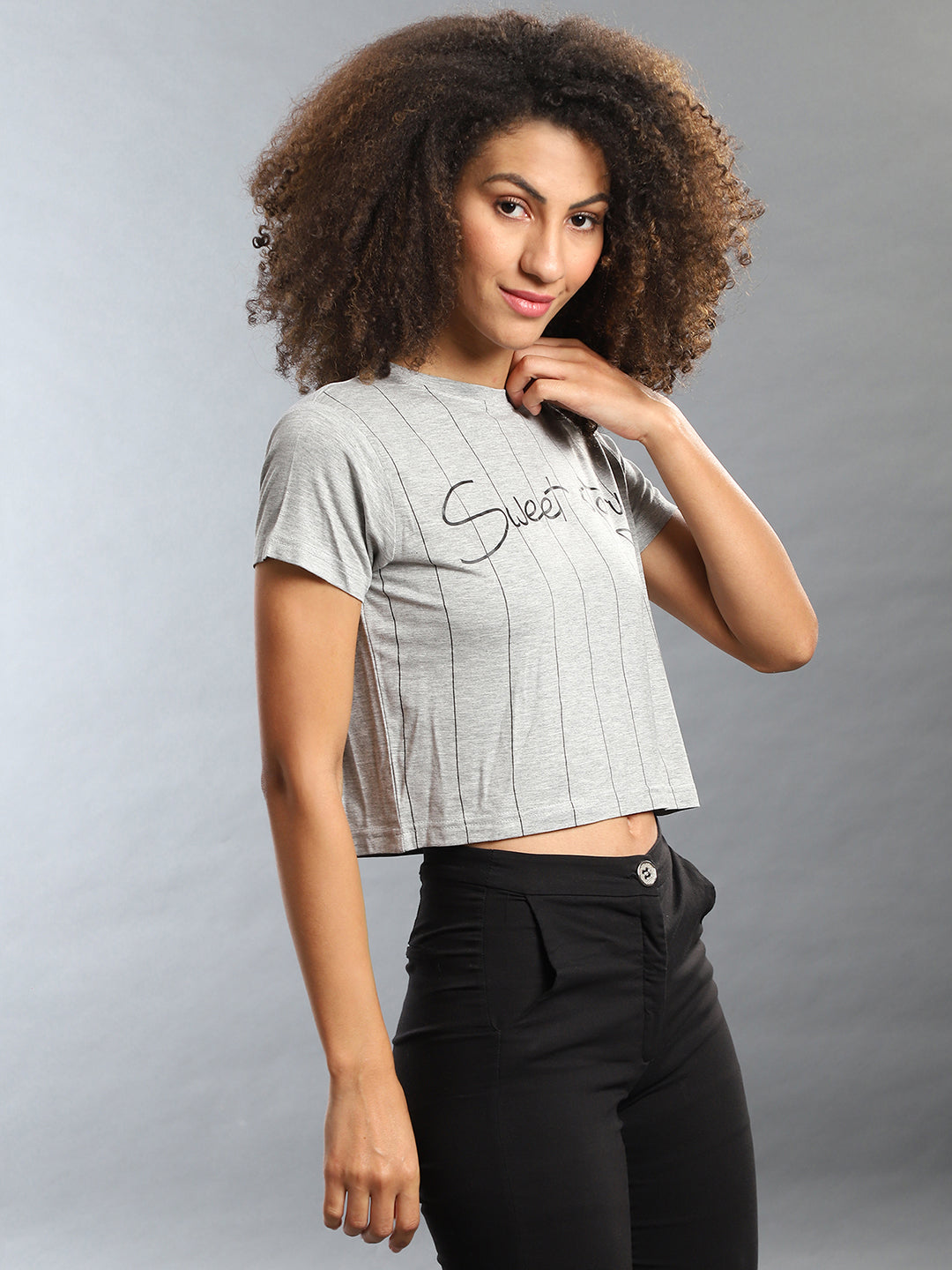 Sweet Story Pinstriped Top