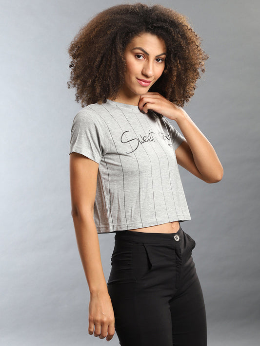 Sweet Story Pinstriped Top