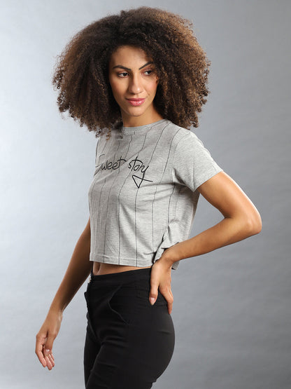 Sweet Story Pinstriped Top