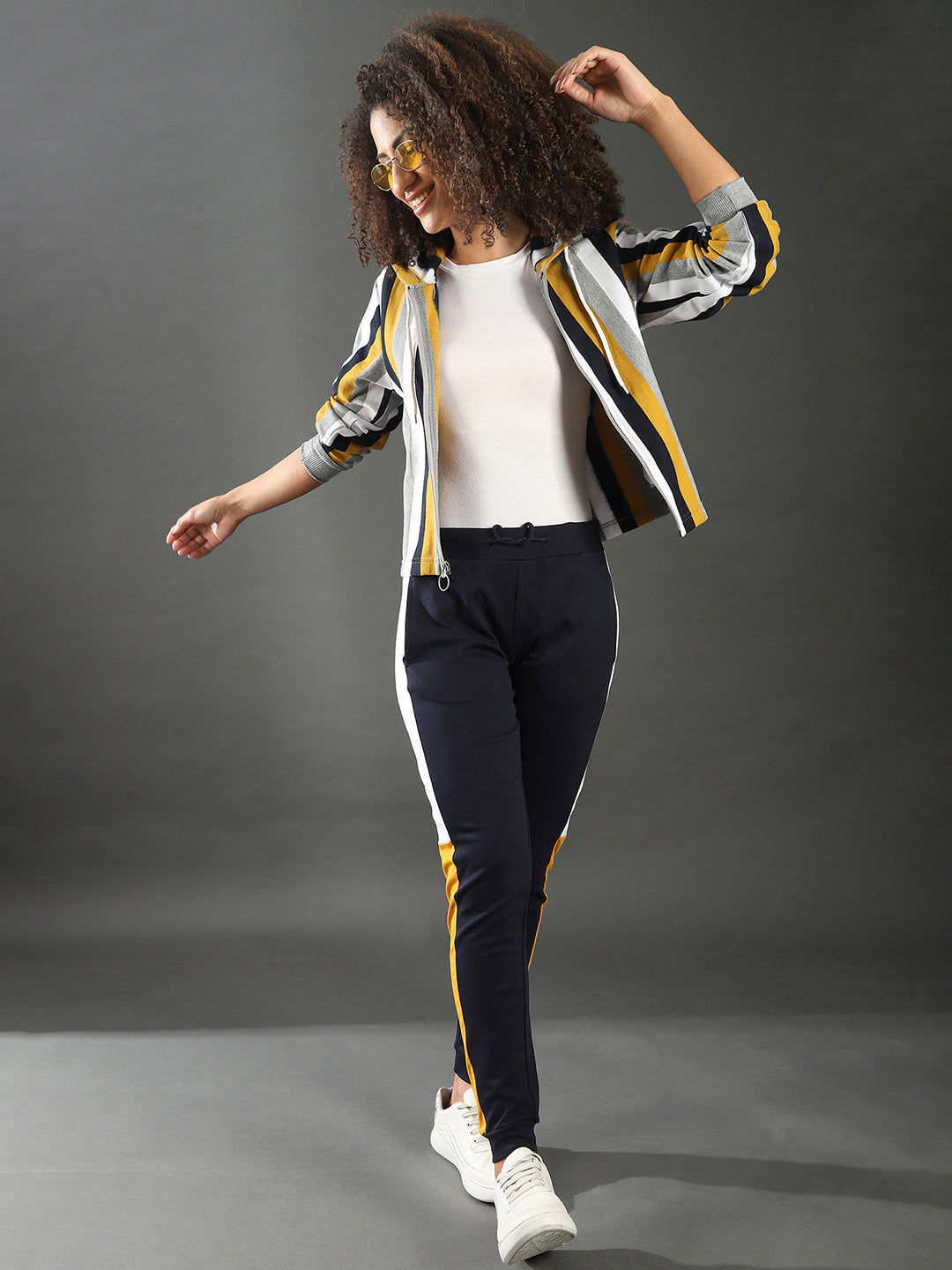 Color Block Track Pant