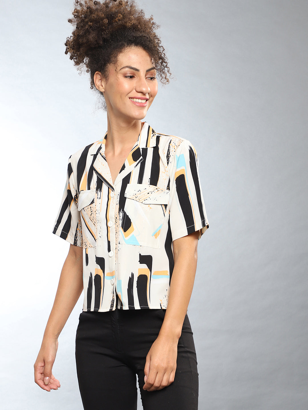 Abstract Print Top