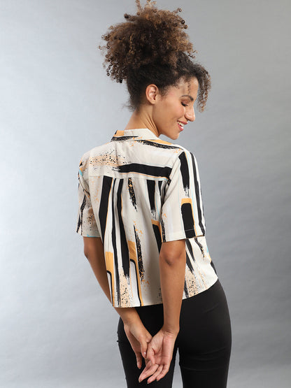 Abstract Print Top