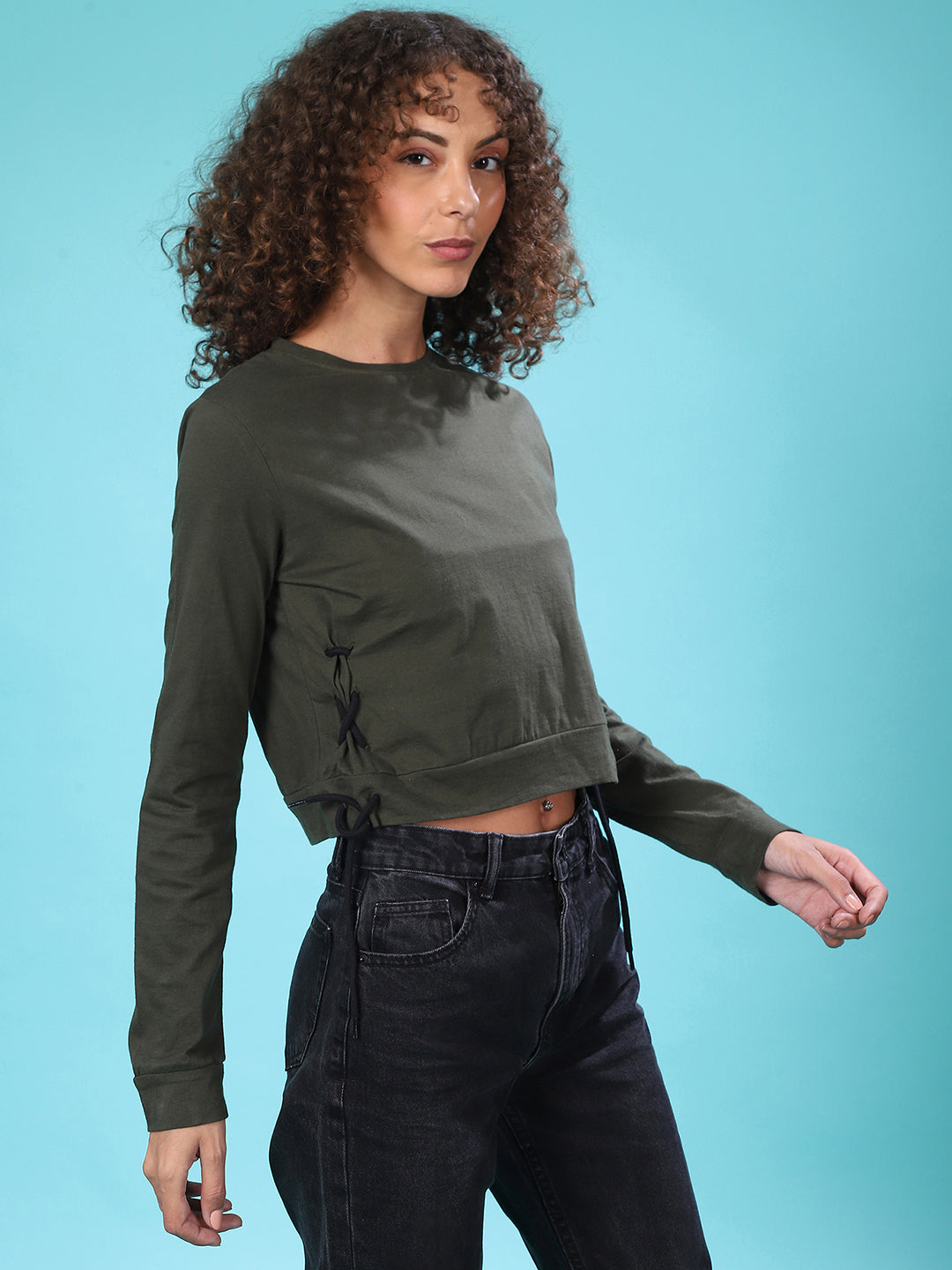 Criss-Cross Cropped Top