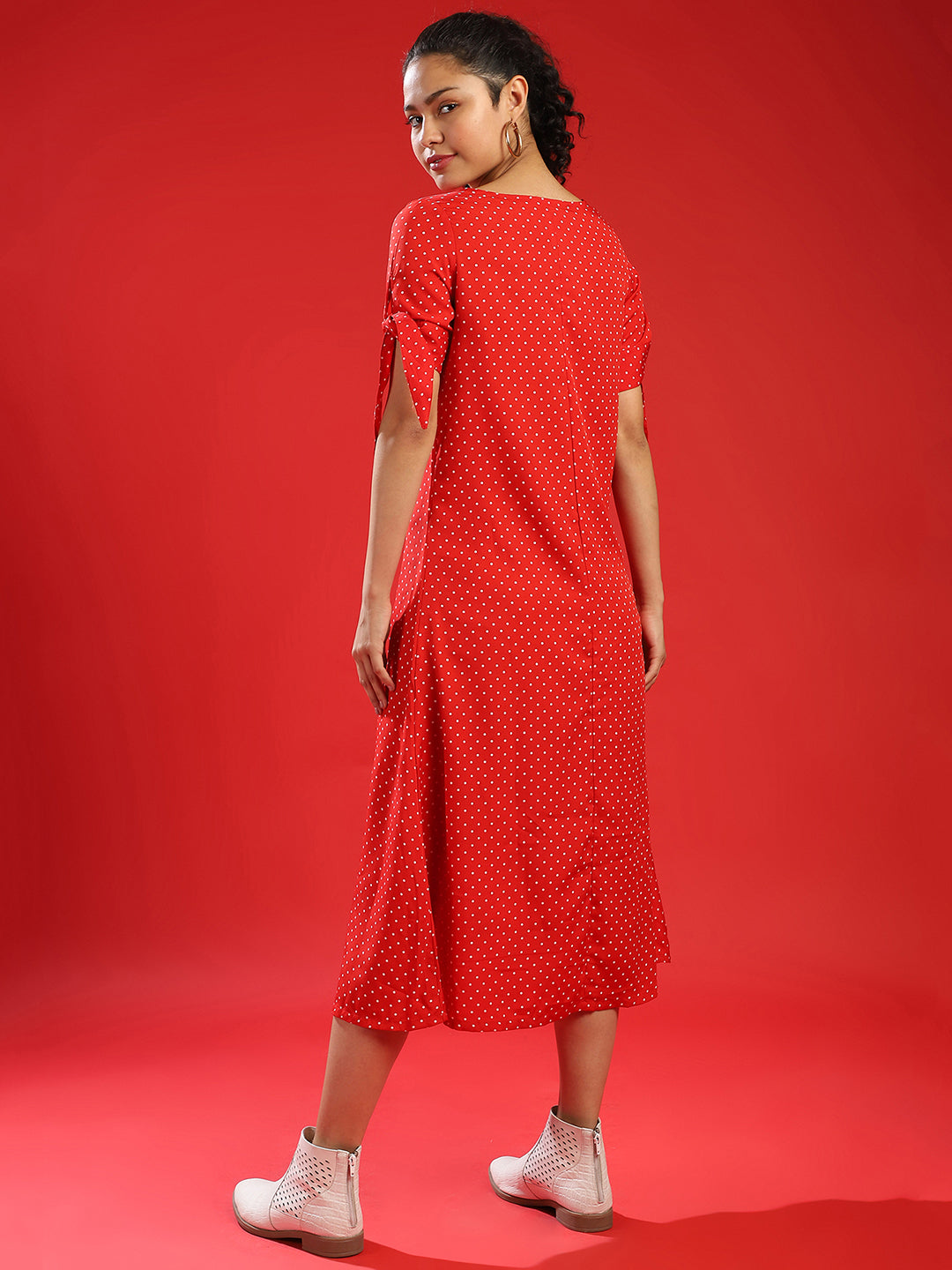 Polka Dot Maxi Dress