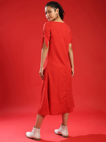 Polka Dot Maxi Dress