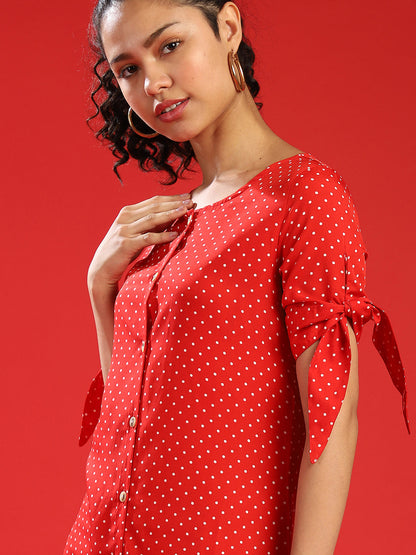 Polka Dot Maxi Dress