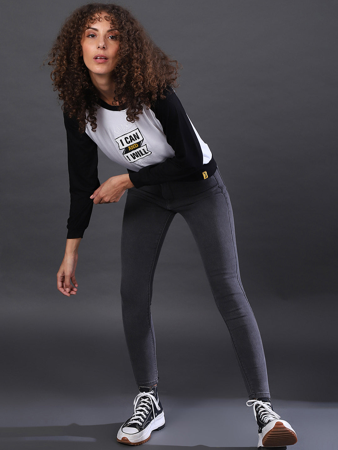 I Can & I Will Raglan Top