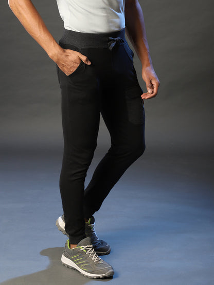 Elastic Waist Jogging Pants