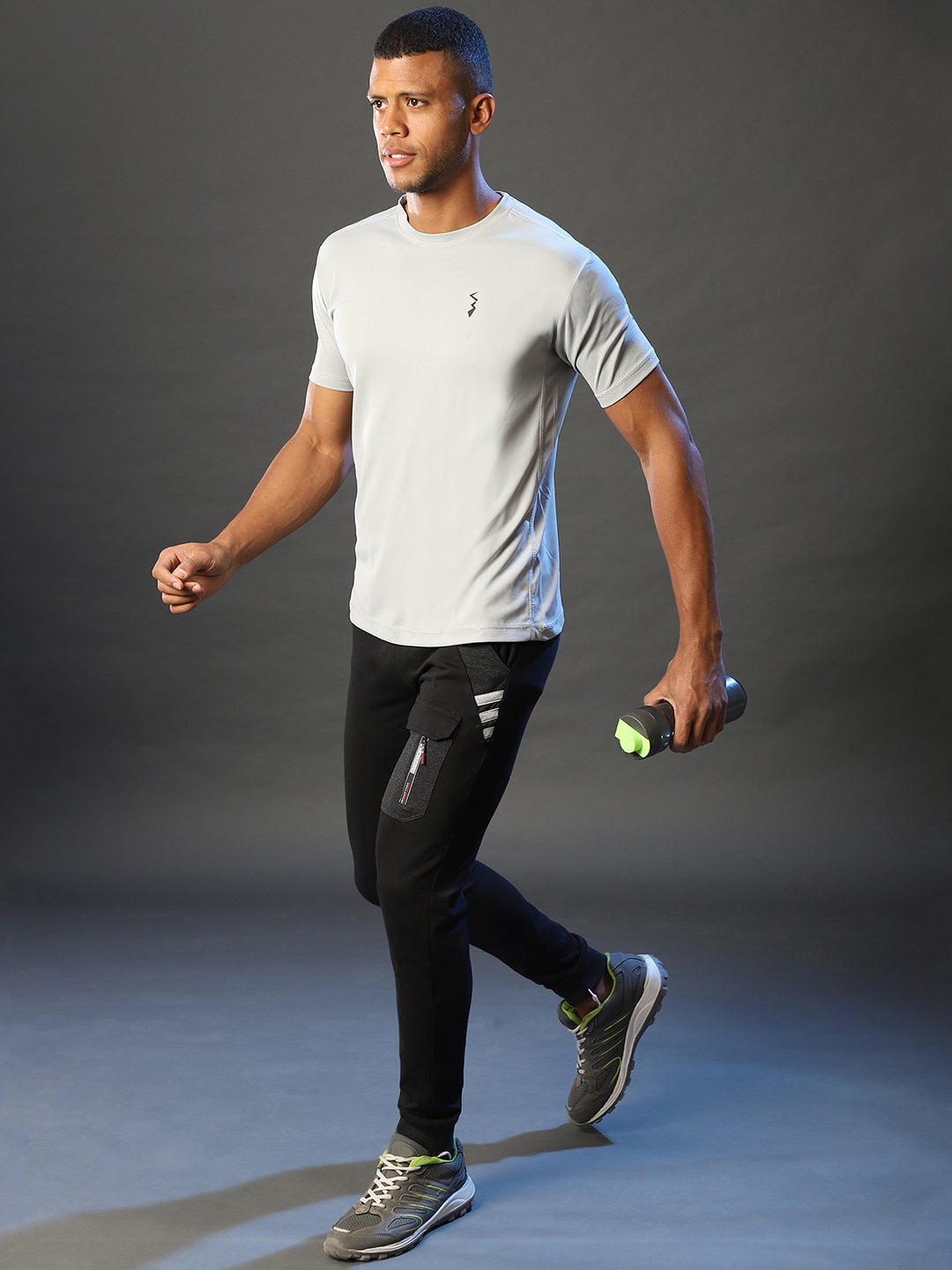 Elastic Waist Jogging Pants