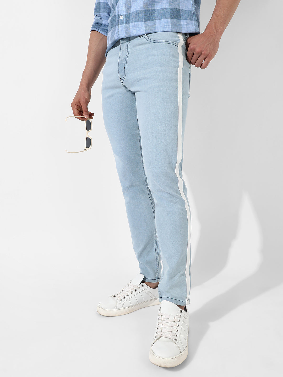 Tapered Denim Jeans