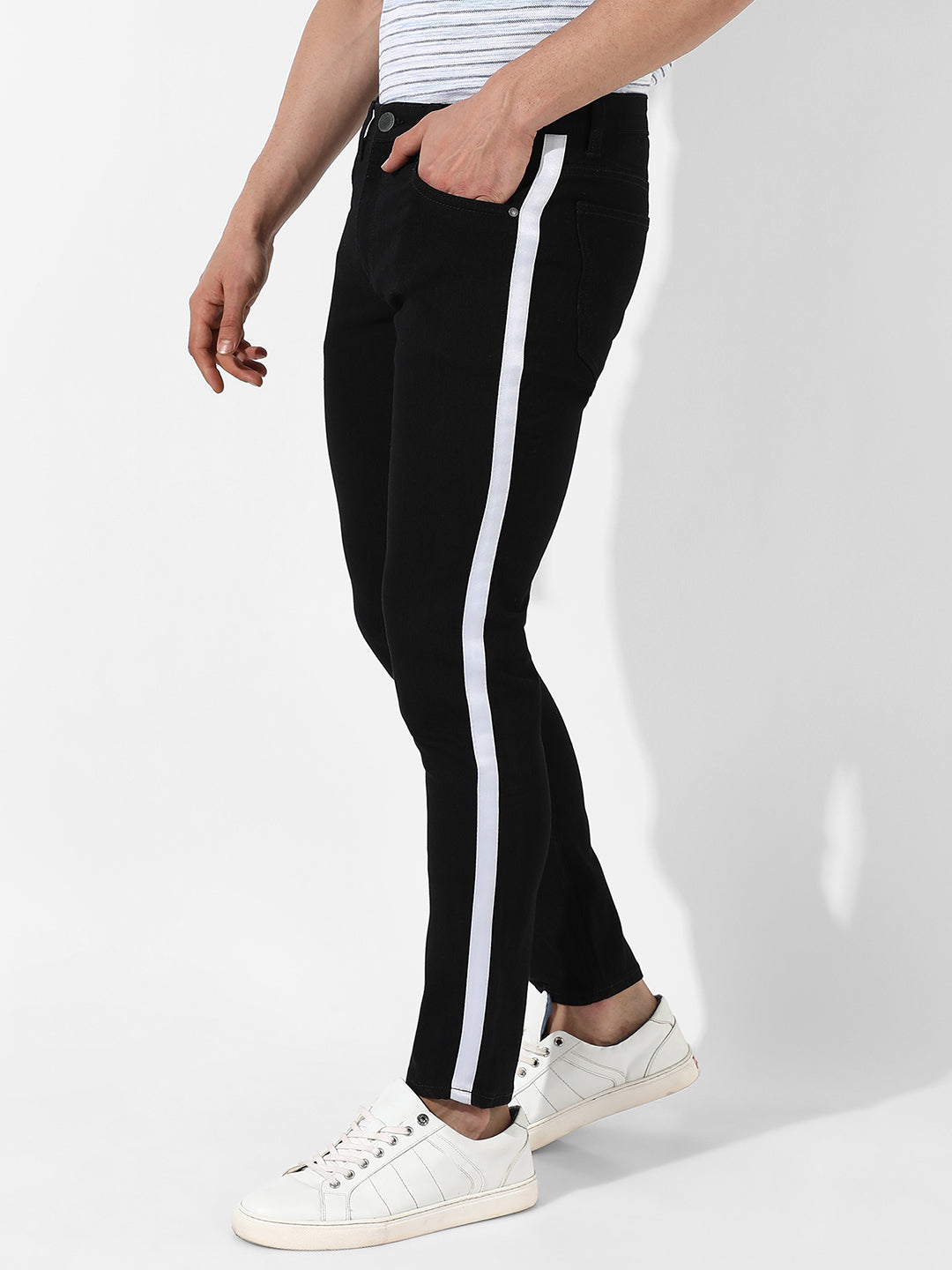 Tapered Denim Jeans
