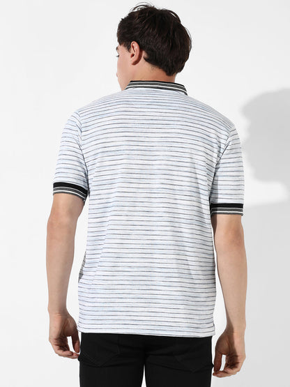 Striped Polo T-Shirt