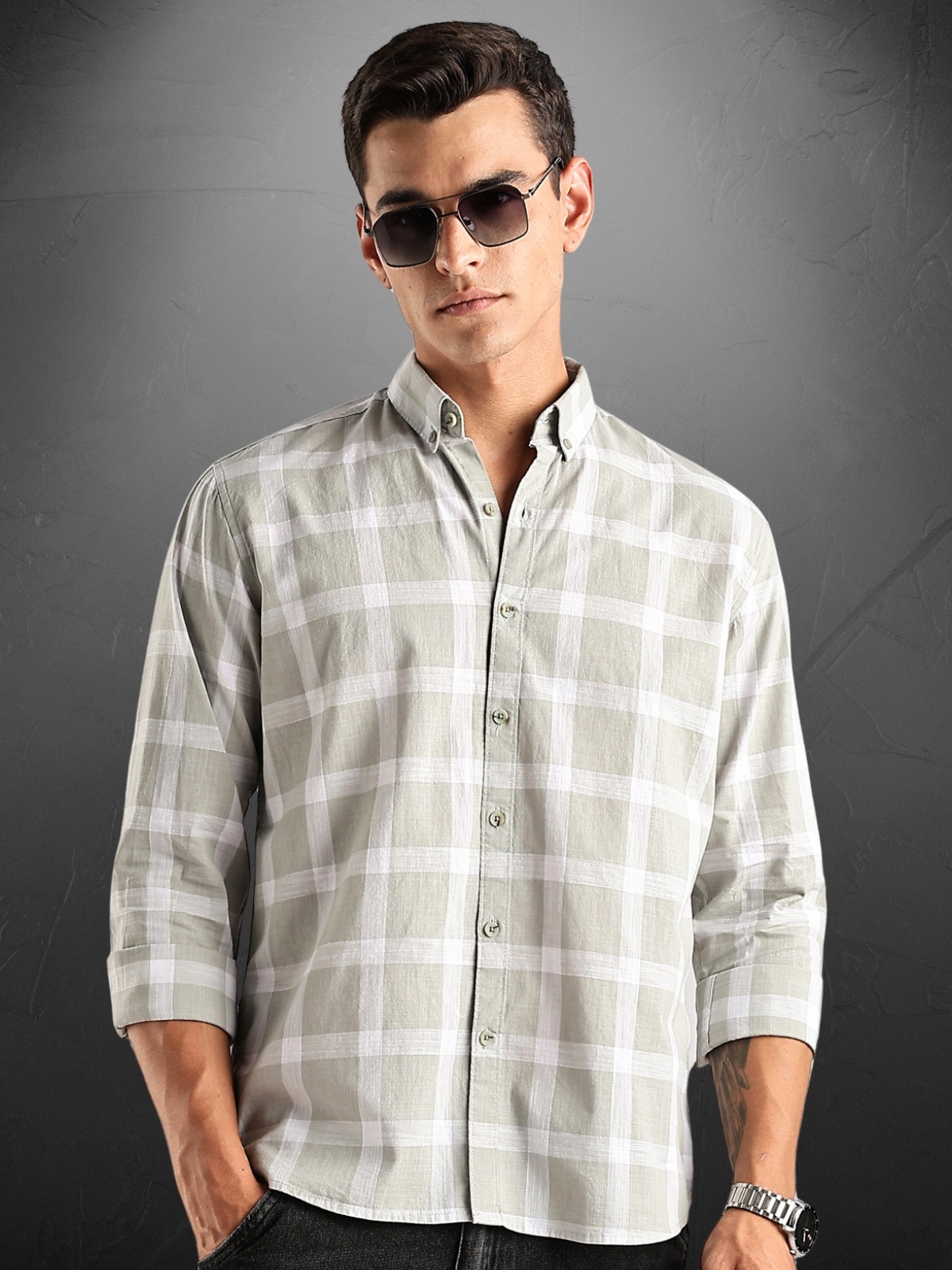 Checkered Shirt in Regular Fit