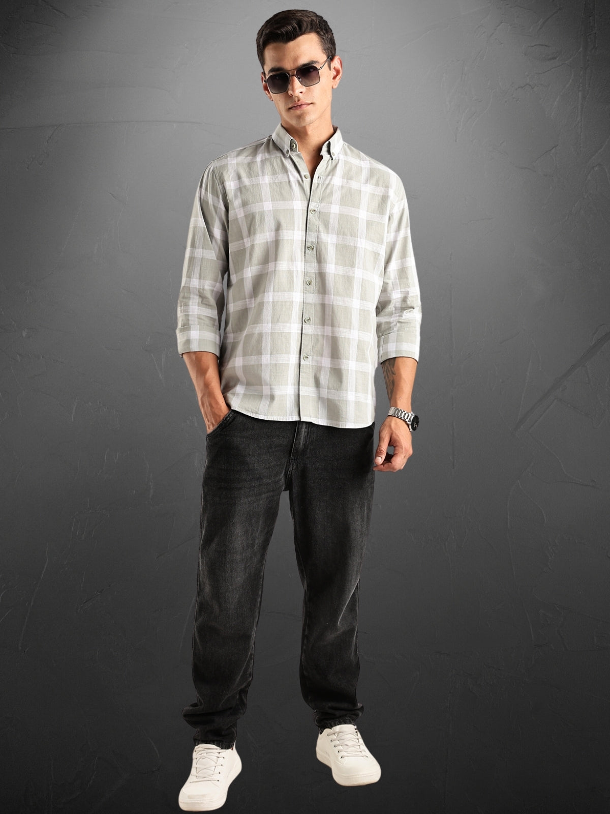 Checkered Shirt in Regular Fit