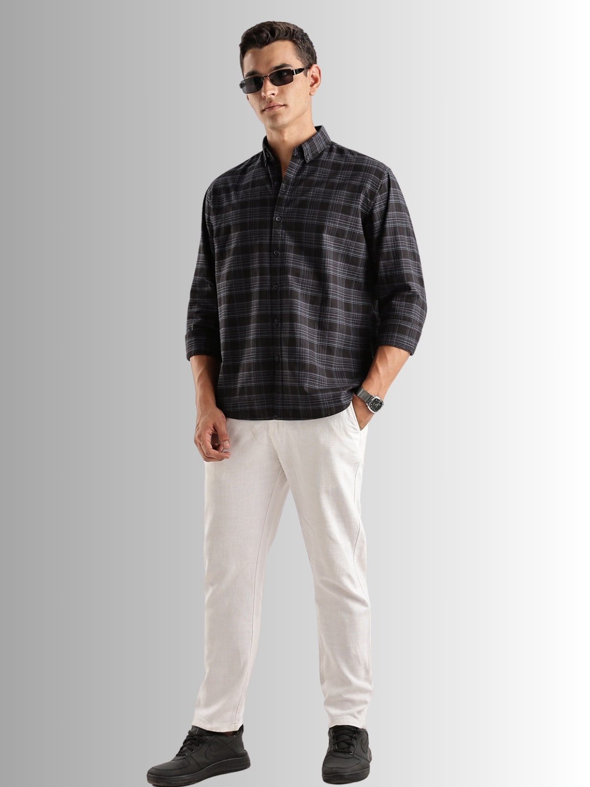 Checkered Shirt in Regular Fit