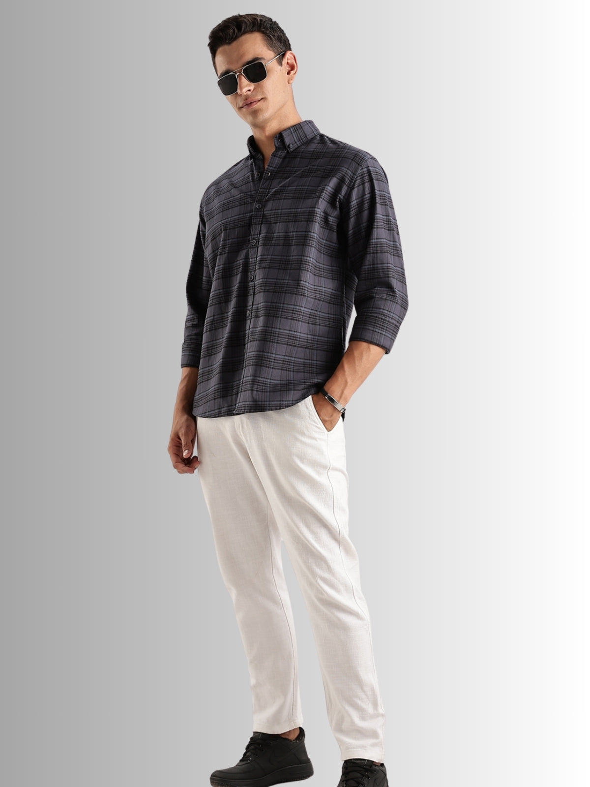 Checkered Shirt in Regular Fit