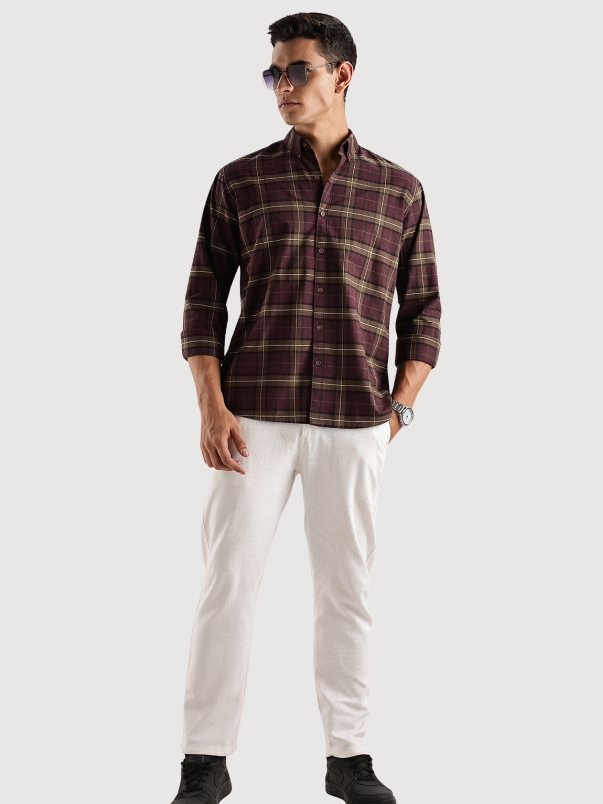 Checkered Shirt in Regular Fit