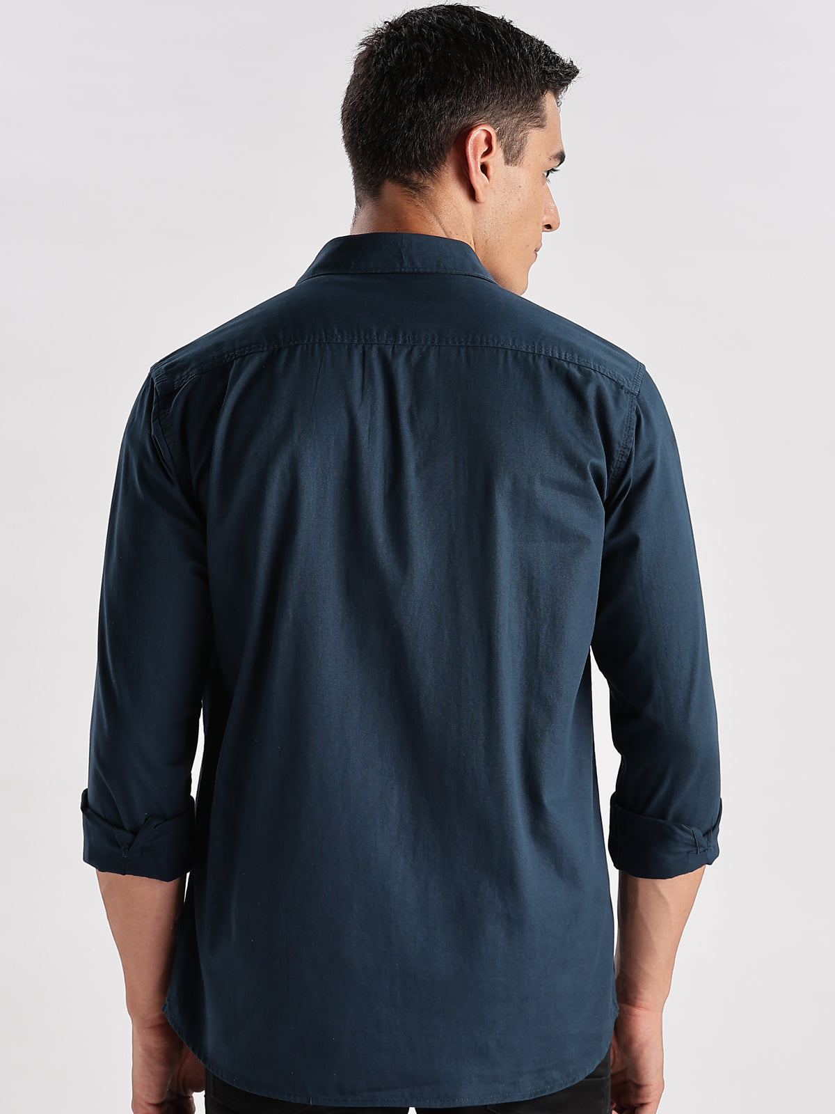 Double Pocket Mens Casual Shirt