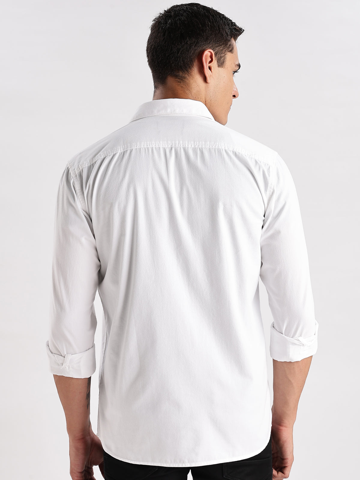 Double Pocket Mens Casual Shirt