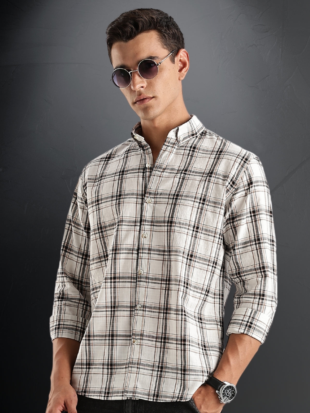 Checkered Shirt in Regular Fit