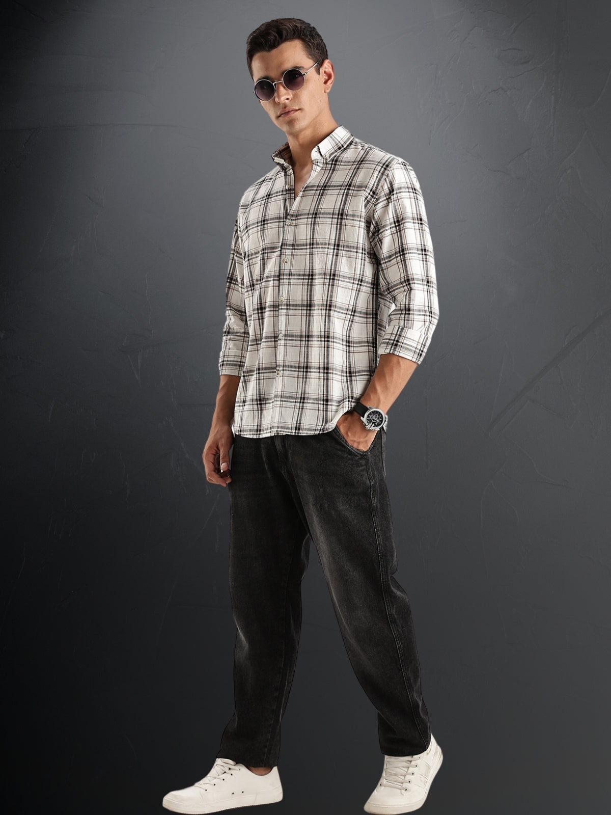 Checkered Shirt in Regular Fit