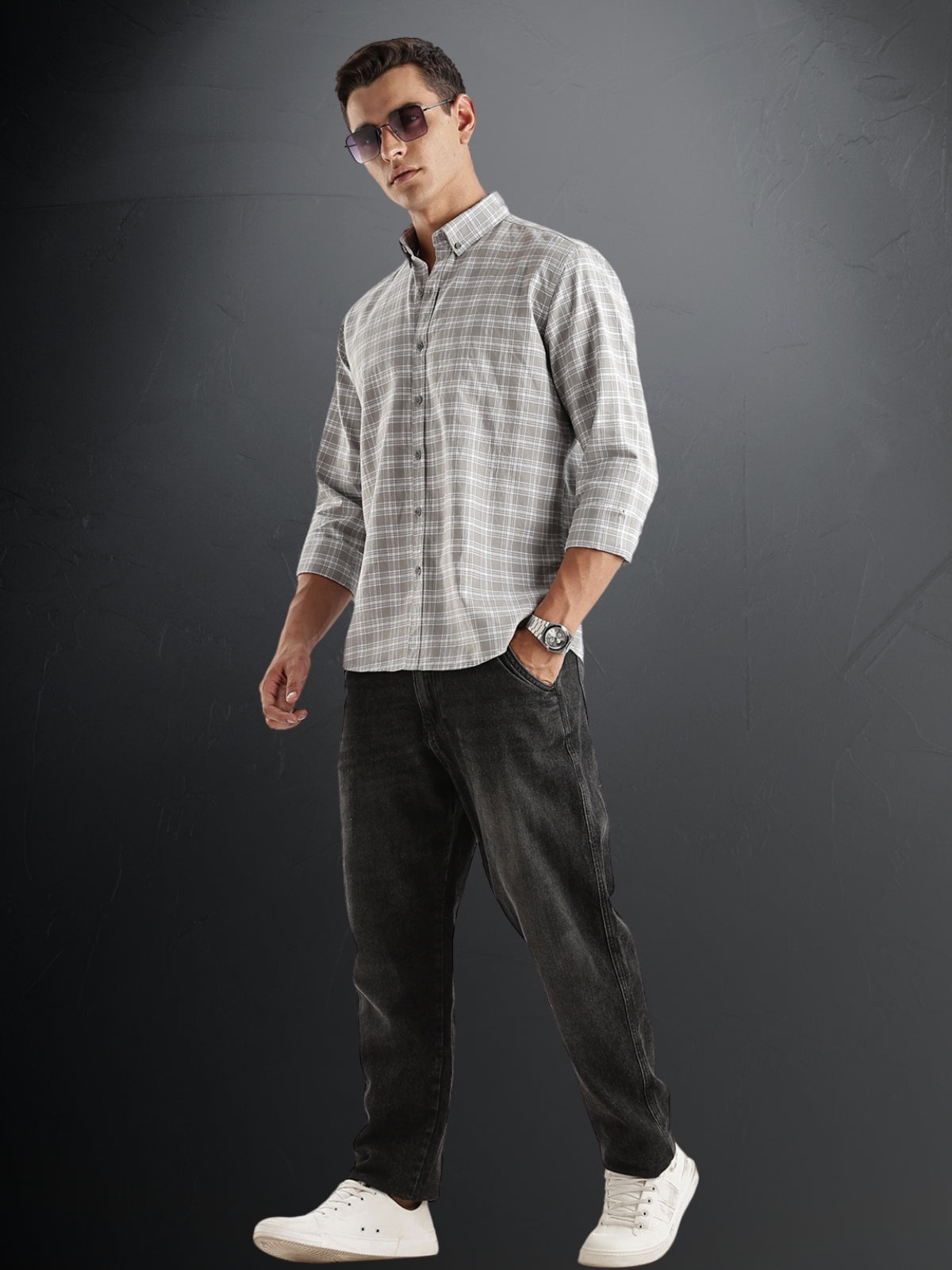 Checkered Shirt in Regular Fit