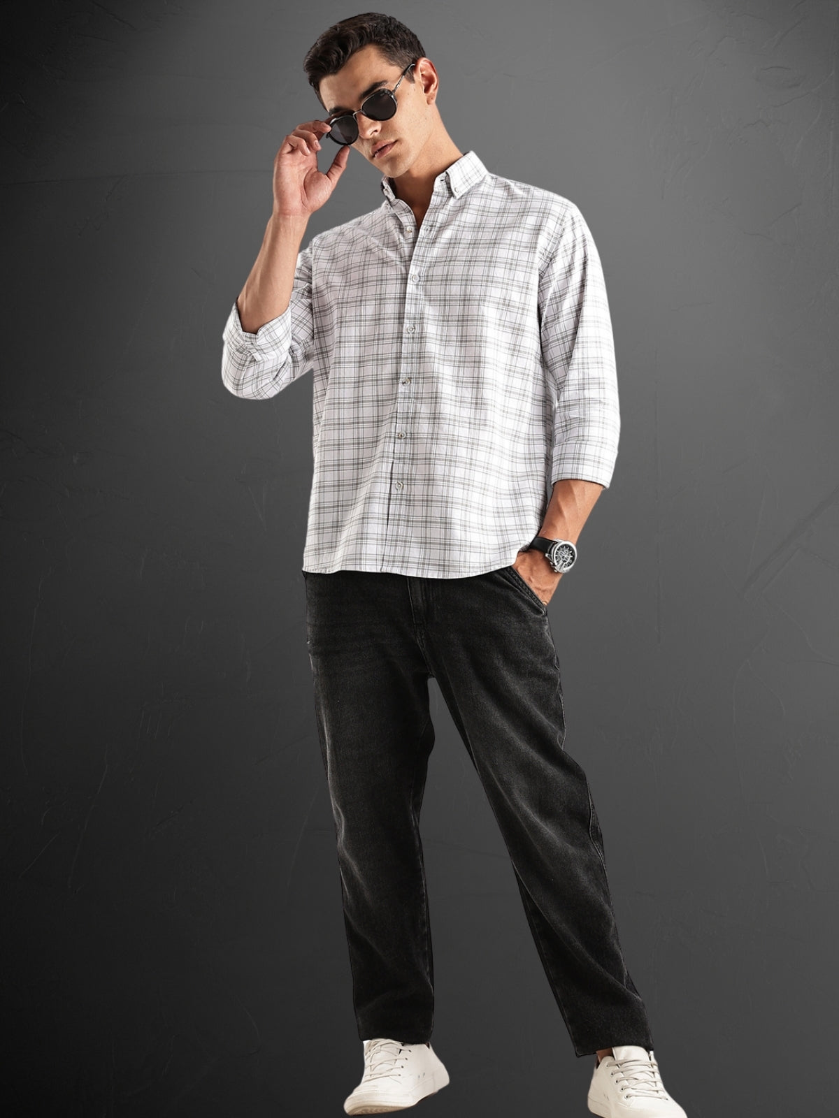 Checkered Shirt in Regular Fit