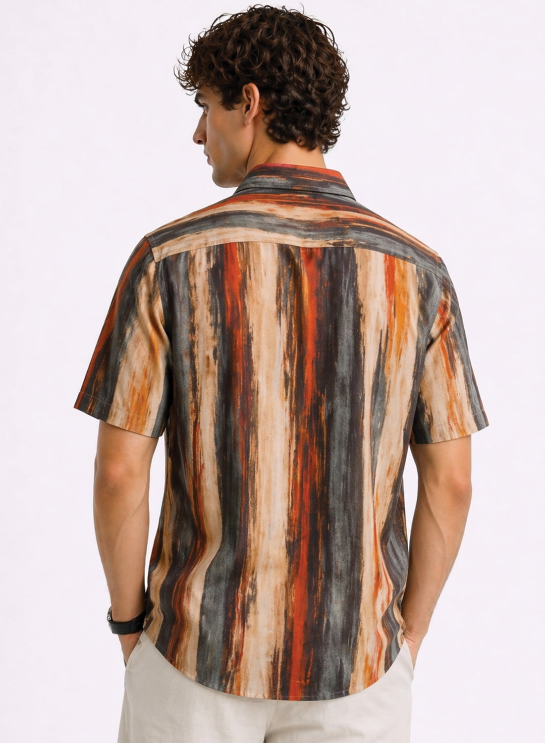 Adro Sunset Strata Resort Relaxed Fit Shirt