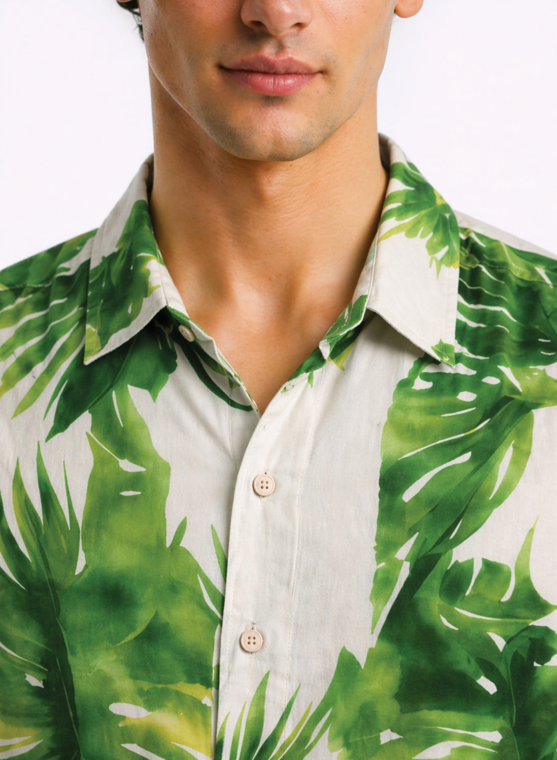Adro Tropic Palm Resort Relaxed Fit Shirt
