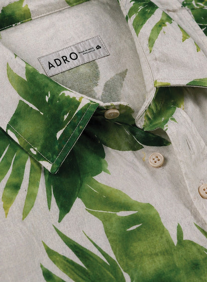 Adro Tropic Palm Resort Relaxed Fit Shirt