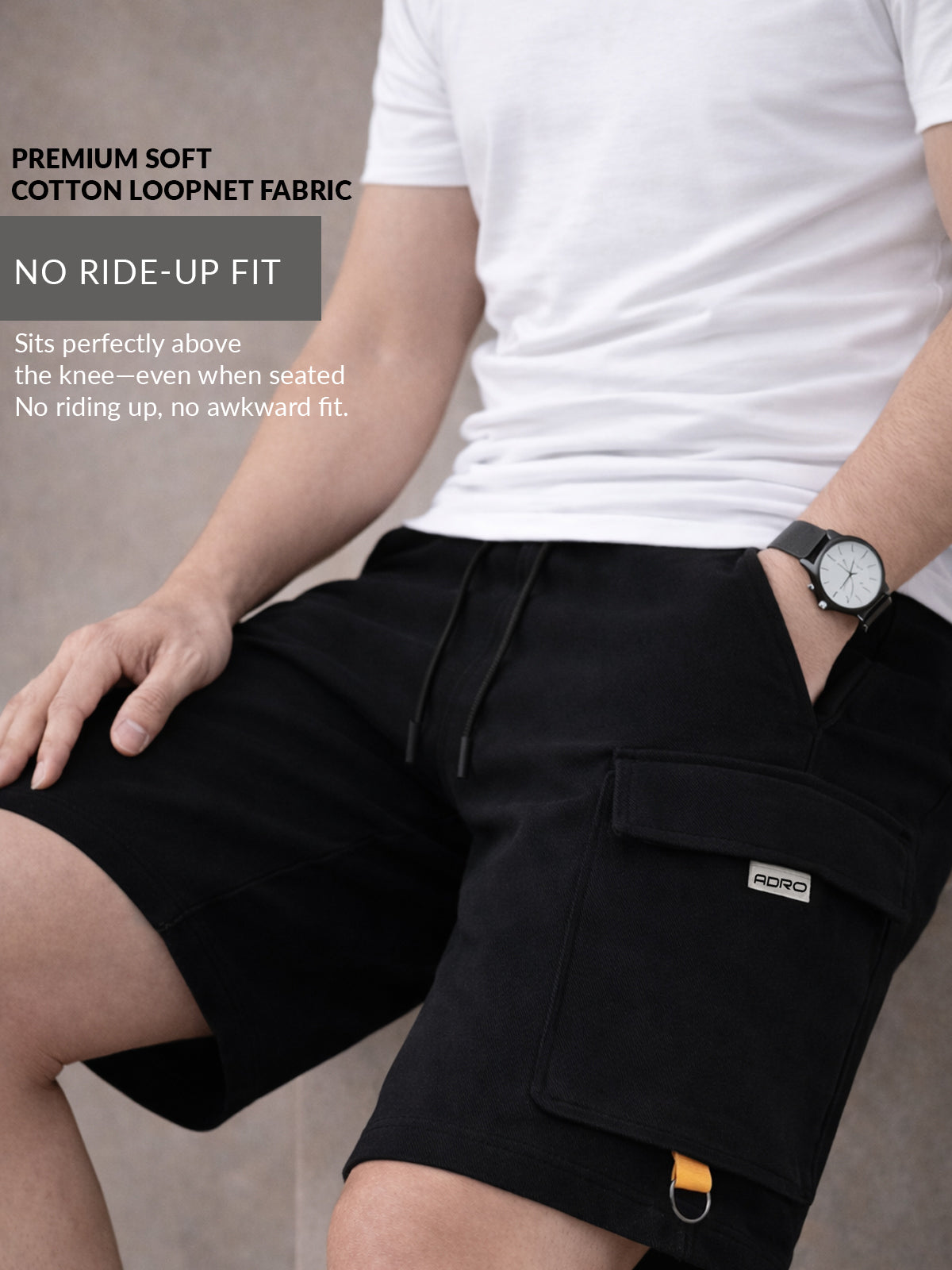 Adro Cargo Shorts for Men