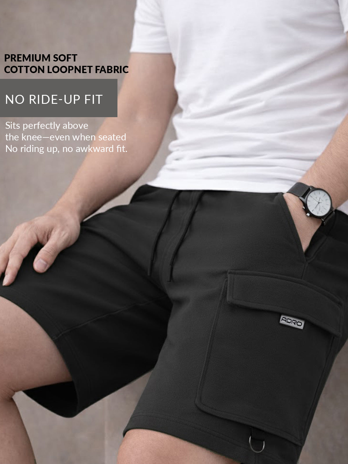 Adro Cargo Shorts for Men