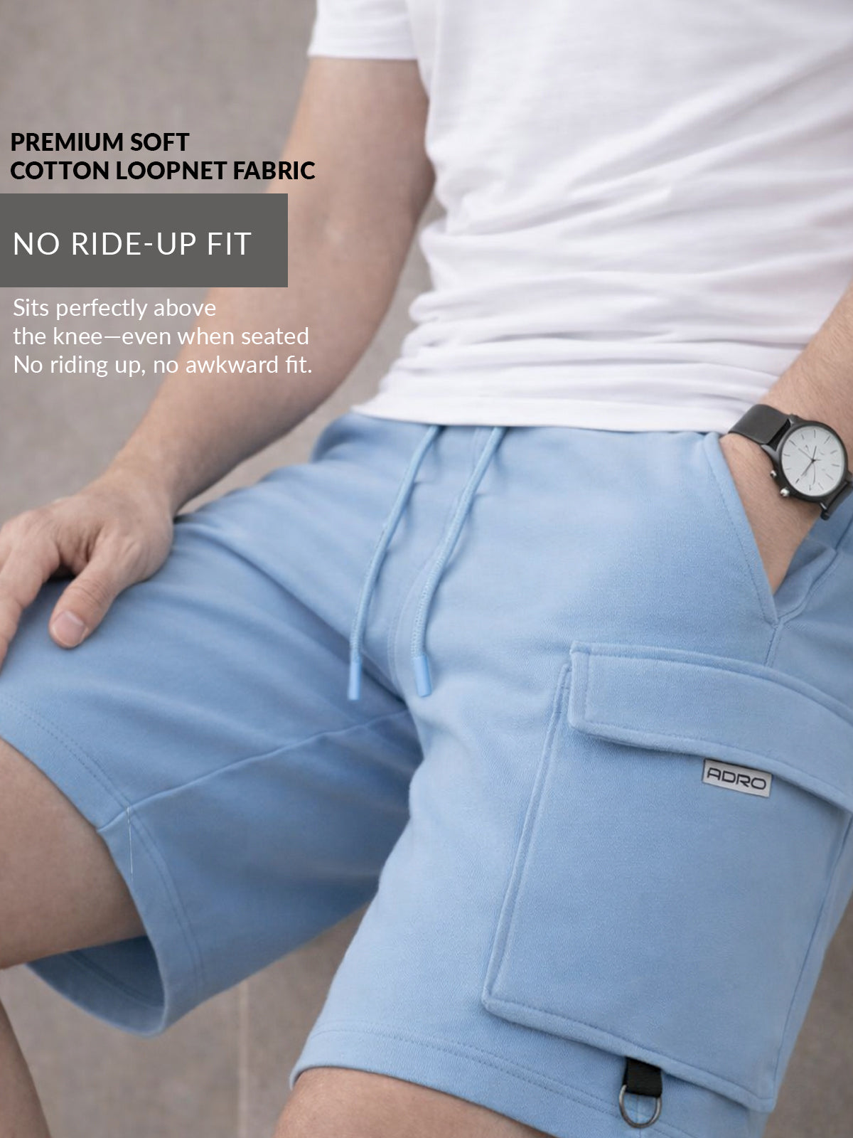 Adro Cargo Shorts for Men