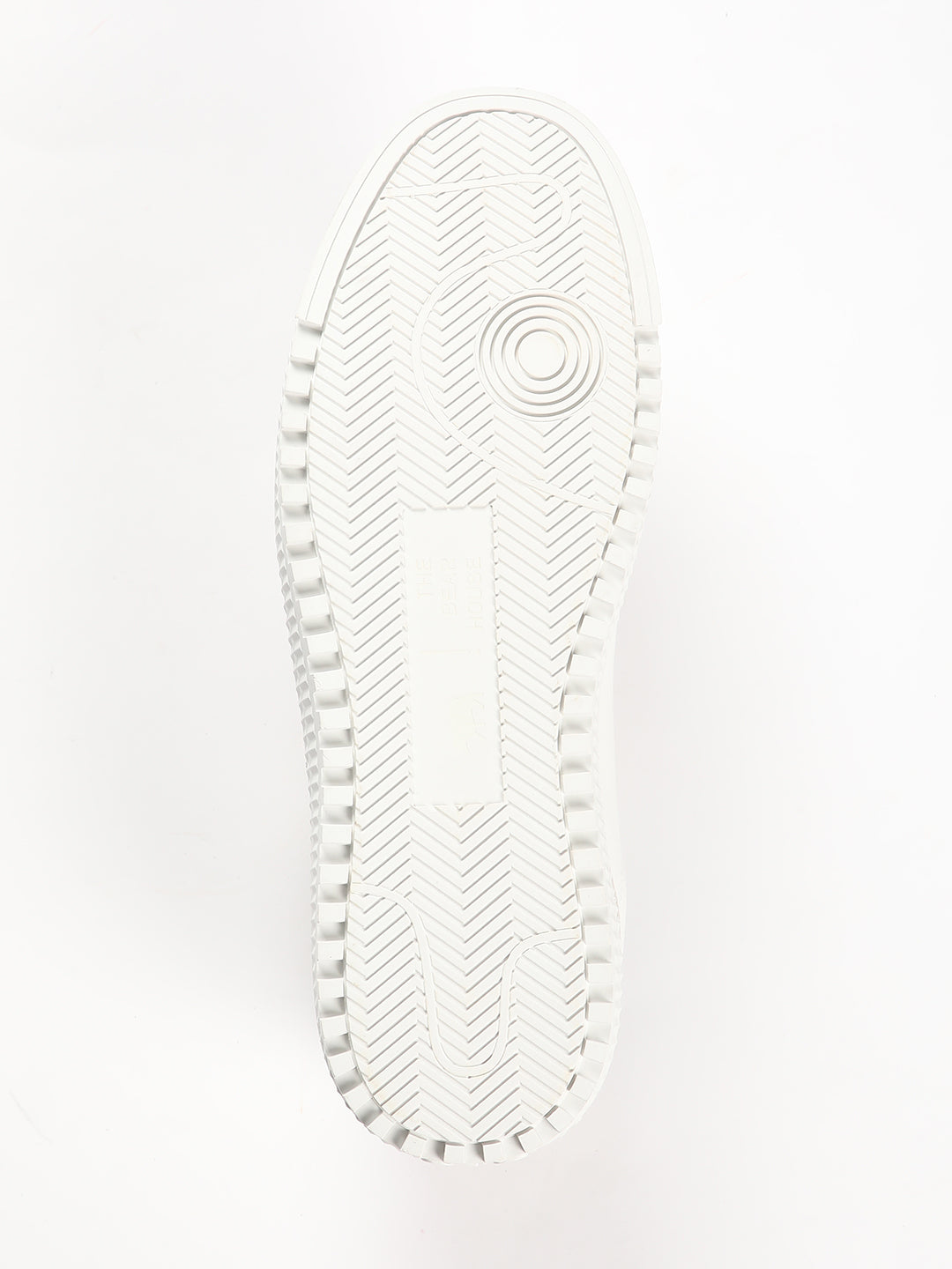 Men's Streamlined White Sneaker with Signature 3-Stripes