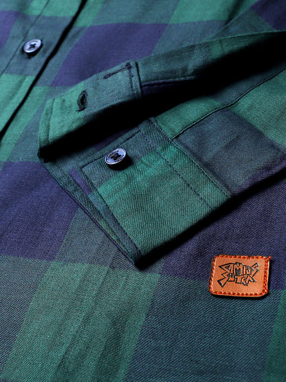 Cotton Checkered Shirt