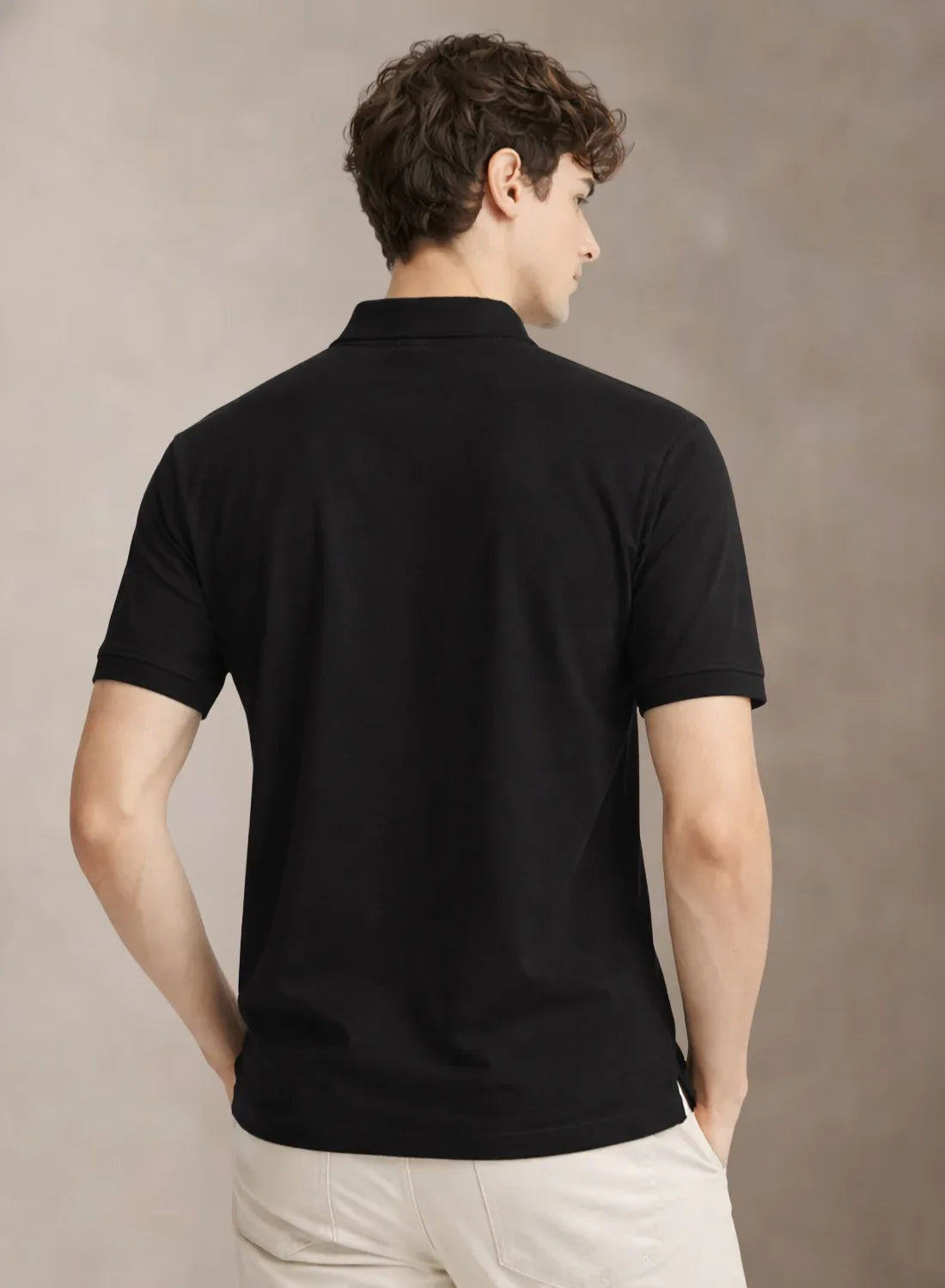 Adro Polo T-Shirt for Men | Allover Printed Polo T Shirt | Cotton Polo Tshirt