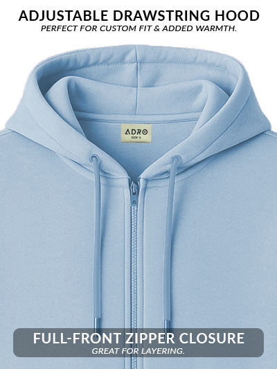 Men’s Regular Fit Zip-Up Hoodie