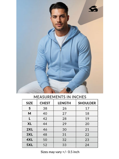 Men’s Regular Fit Zip-Up Hoodie