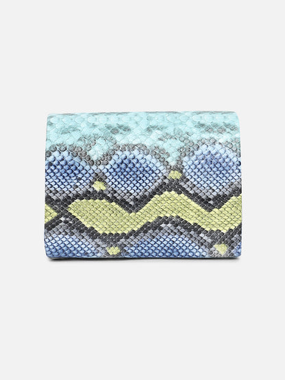 Multicolour Printed Vegan Leather Handbag