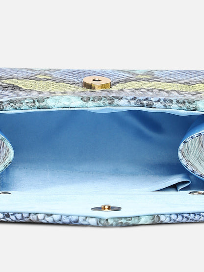 Multicolour Printed Vegan Leather Handbag