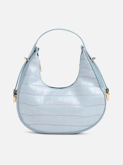Azure Textured Sky Blue Mini Bag