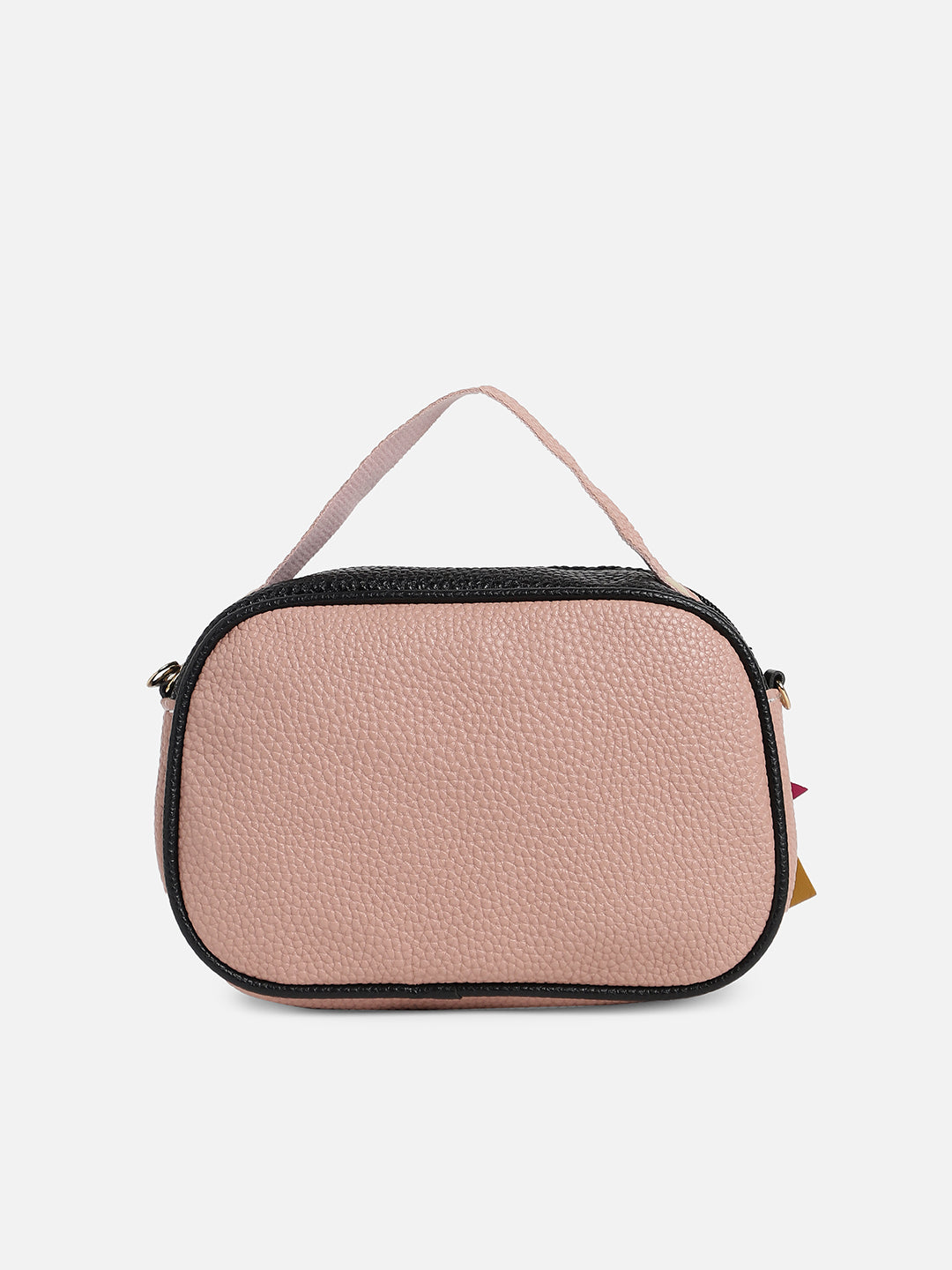 Multicolour Colourblocked Vegan Leather Sling Bag