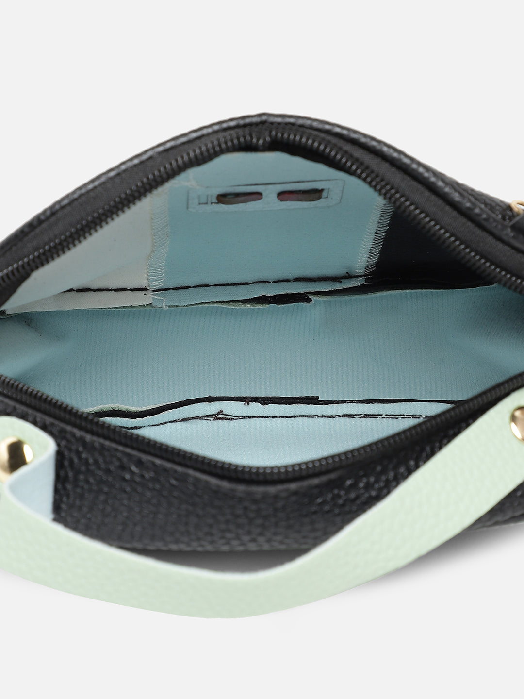 Multicolour Colourblocked Vegan Leather Sling Bag